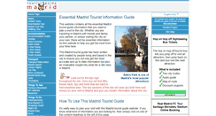 Desktop Screenshot of madrid-tourist-guide.com